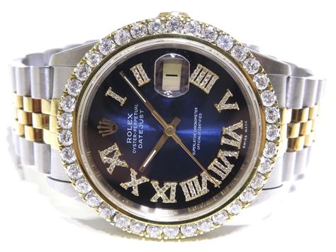 Rolex men's watch diamond bezel